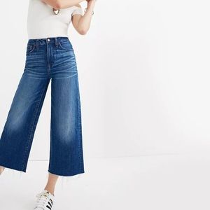 Madewell high rise crop Jeans
